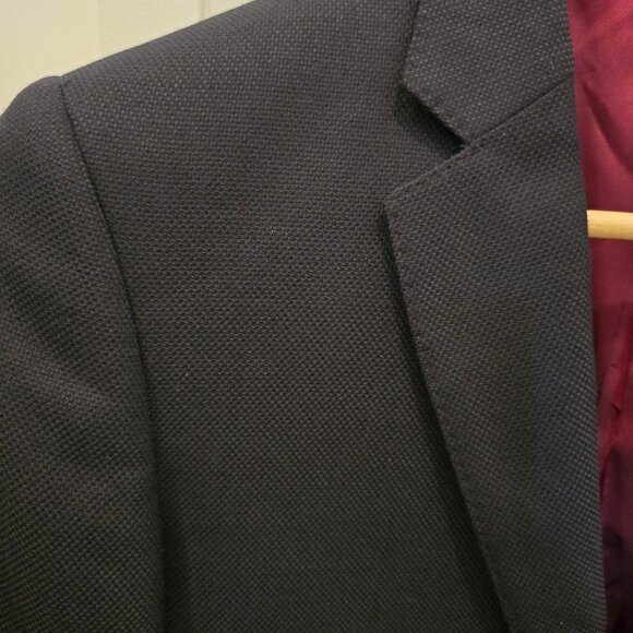 Hawes and Curtis Navy Blazer Slim Fit Size 38R - Picture 1 of 5